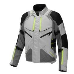 Μπουφάν μηχανής ADRENALINE BERGEN PPE Grey/Yellow