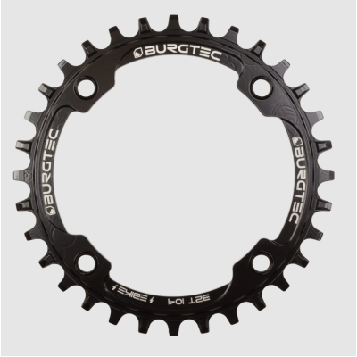 Δίσκος ποδηλάτου BURGTEC 104mm BCD Inside Fit E­Bike Steel Thick Thin Chainring ­34T