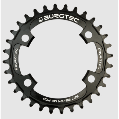 Δίσκος ποδηλάτου BURGTEC 96/64mm PCD Thick Thin Chainring ­32T Burgtec Black