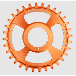 Δίσκος ποδηλάτου BURGTEC Cinch Thick Thin Chainring 28T Iron Bro Orange Δίσκος ποδηλάτου BURGTEC Cinch Thick Thin Chainring 28T Iron Bro Orange