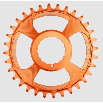 Δίσκος ποδηλάτου BURGTEC Cinch Thick Thin Chainring­ 28T Iron Bro Orange