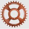 Δίσκος ποδηλάτου BURGTEC Cinch Thick Thin Chainring 32T­ Kash Bronze
