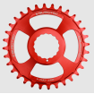 Δίσκος ποδηλάτου BURGTEC Cinch Thick Thin Chainring 32T ­Race Red thumb