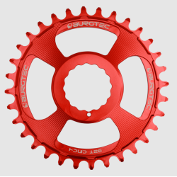 Δίσκος ποδηλάτου BURGTEC Cinch Thick Thin Chainring 32T Race Red Δίσκος ποδηλάτου BURGTEC Cinch Thick Thin Chainring 32T Race Red
