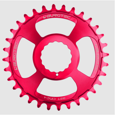 Δίσκος ποδηλάτου BURGTEC Cinch Thick Thin Chainring ­32T­ Toxic Barbie