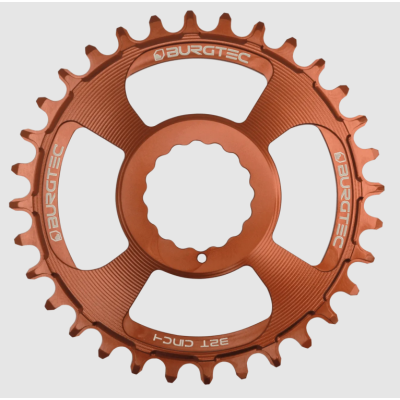 Δίσκος ποδηλάτου BURGTEC Cinch Thick Thin Chainring ­34T ­Kash Bronze