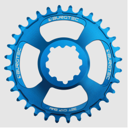 Δίσκος ποδηλάτου BURGTEC GXP 6mm Offset Thick Thin Chainring ­ Deep Blue ­34T
