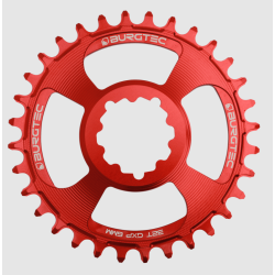 Δίσκος ποδηλάτου BURGTEC GXP 6mm Offset Thick Thin Chainring Race Red 34T Δίσκος ποδηλάτου BURGTEC GXP 6mm Offset Thick Thin Chainring Race Red 34T