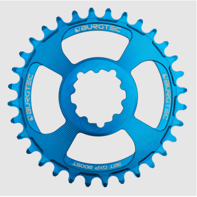Δίσκος ποδηλάτου BURGTEC GXP Boost 3mm Offset Thick Thin Chainring ­34T­ Deep Blue