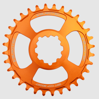 Δίσκος ποδηλάτου BURGTEC GXP Boost 3mm Offset Thick Thin Chainring ­34T ­Iron Bro Orange