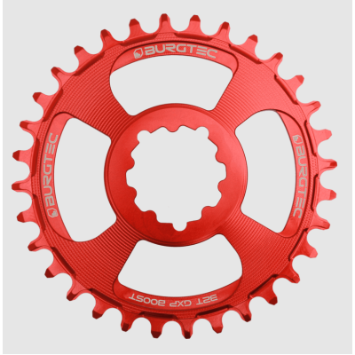 Δίσκος ποδηλάτου BURGTEC GXP Boost 3mm Offset Thick Thin Chainring ­34T Race Red