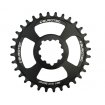Δίσκος ποδηλάτου BURGTEC GXP Boost 3mm Offset Thick Thin Chainring­ Burgtec Black ­34T thumb