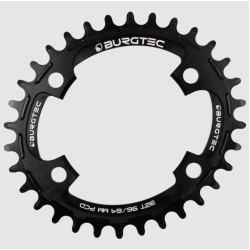 Δίσκος ποδηλάτου BURGTEC Oval 96/64MM PCD Thick Thin Chainring 32T Δίσκος ποδηλάτου BURGTEC Oval 96/64MM PCD Thick Thin Chainring 32T