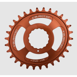 Δίσκος ποδηλάτου BURGTEC Oval Cinch Thick Thin Chainring Kash Bronze ­32T