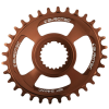 Δίσκος ποδηλάτου BURGTEC Oval Shimano Direct Mount Thick Thin Chainring - 32T - Kash Bronze