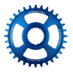 Δίσκος ποδηλάτου BURGTEC Shimano Direct Mount Thick Thin Chainring - 32T - Deep Blue Δίσκος ποδηλάτου BURGTEC Shimano Direct Mount Thick Thin Chainring - 32T - Deep Blue thumb