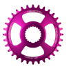 Δίσκος ποδηλάτου BURGTEC Shimano Direct Mount Thick Thin Chainring - 32T - Purple Rain