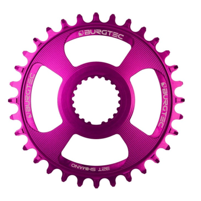 Δίσκος ποδηλάτου BURGTEC Shimano Direct Mount Thick Thin Chainring - 32T - Purple Rain