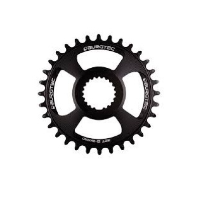 Δίσκος ποδηλάτου BURGTEC Shimano Direct Mount Thick Thin Chainring - 34T - Burgtec Black