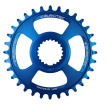 Δίσκος ποδηλάτου BURGTEC Shimano Direct Mount Thick Thin Chainring - 34T - Deep Blue thumb