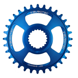 Δίσκος ποδηλάτου BURGTEC Shimano Direct Mount Thick Thin Chainring - 34T - Deep Blue Δίσκος ποδηλάτου BURGTEC Shimano Direct Mount Thick Thin Chainring - 34T - Deep Blue