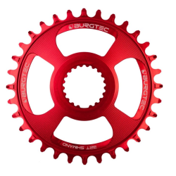 Δίσκος ποδηλάτου BURGTEC Shimano Direct Mount Thick Thin Chainring - 34T - Race Red