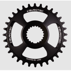 Δίσκος ποδηλάτου BURGTEC Shimano Direct Mount Thick Thin Chainring ­ 30T ­ Burgtec Black