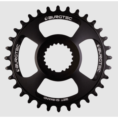 Δίσκος ποδηλάτου BURGTEC Shimano Direct Mount Thick Thin Chainring ­ 30T ­ Burgtec Black