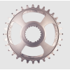 Δίσκος ποδηλάτου BURGTEC Shimano Direct Mount Thick Thin Chainring ­ 34T ­ Rhodium Silver