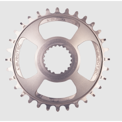 Δίσκος ποδηλάτου BURGTEC Shimano Direct Mount Thick Thin Chainring 34T Rhodium Silver Δίσκος ποδηλάτου BURGTEC Shimano Direct Mount Thick Thin Chainring 34T Rhodium Silver