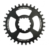 Δίσκος ποδηλάτου BURGTEC GXP Boost 3mm Offset Thick Thin Chainring ­ Burgtec Black ­ 30T