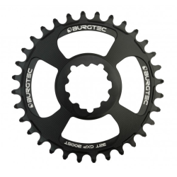 Δίσκος ποδηλάτου BURGTEC GXP Boost 3mm Offset Thick Thin Chainring Burgtec Black 30T Δίσκος ποδηλάτου BURGTEC GXP Boost 3mm Offset Thick Thin Chainring Burgtec Black 30T