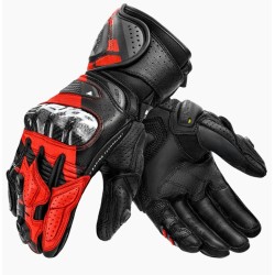 Δερμάτινα γάντια μηχανής SHIMA RS-3 RED FLUO