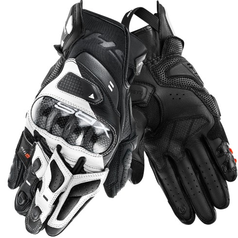 Δερμάτινα γάντια μηχανής SHIMA XRS-3 BLACK/WHITE