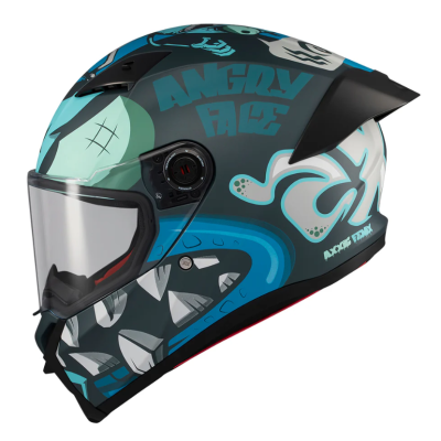 Κράνος μηχανής AXXIS FENIX ANGRY FACE C7 MATT