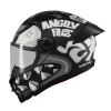 Κράνος μηχανής AXXIS FENIX ANGRY FACE B2 MATT