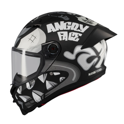 Κράνος μηχανής AXXIS FENIX ANGRY FACE B2 MATT