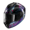 Κράνος μηχανής SHARK SPARTAN RS CARBON REPTAIA BLACK/BLUE/PURPLE