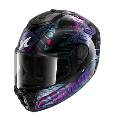 Κράνος μηχανής SHARK SPARTAN RS CARBON REPTAIA BLACK/BLUE/PURPLE Κράνος μηχανής SHARK SPARTAN RS CARBON REPTAIA BLACK/BLUE/PURPLE