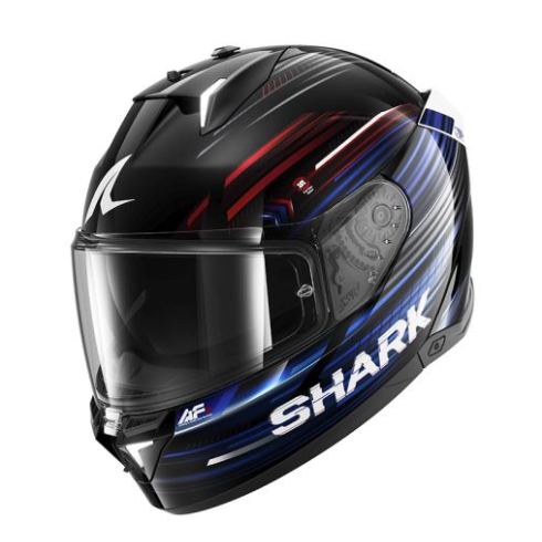 Κράνος μηχανής SHARK SKWAL i3 LIGHT-BLUR BLACK/BLUE/RED