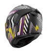 Κράνος μηχανής SHARK SPARTAN GT PRO CARBON STHYR MAT CARBON/CHROME/PURPLE thumb