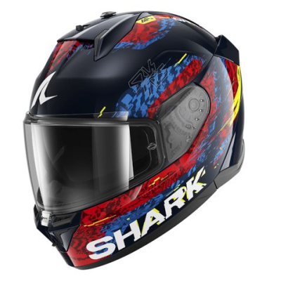 Κράνος μηχανής SHARK D-SKWAL 3 SPEED-VIB BLUE/RED/YELLOW Κράνος μηχανής SHARK D-SKWAL 3 SPEED-VIB BLUE/RED/YELLOW