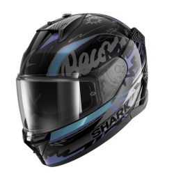 Κράνος μηχανής SHARK D-SKWAL 3 STREETRUSH BLACK/BLUE/PURPLE