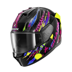 Κράνος μηχανής SHARK D-SKWAL 3 FAWN BLACK/PURPLE/YELLOW