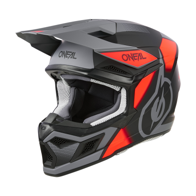 Κράνος μηχανής O'NEAL 3SERIES VISION BLACK/NEON YELLOW/GRAY V.25