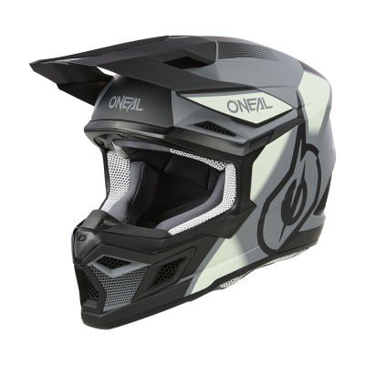 Κράνος μηχανής O'NEAL 3SERIES VISION BLACK/GRAY V.24