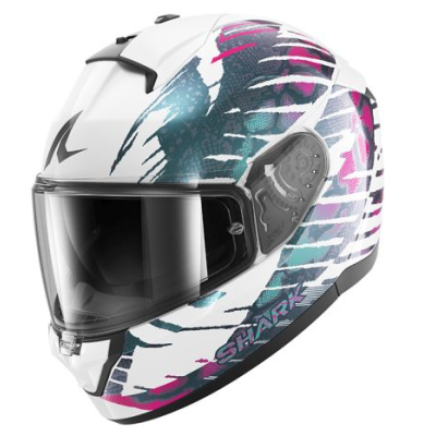 Κράνος μηχανής SHARK RIDILL 2 REPTAIA BLUE/PURPLE/WHITE Κράνος μηχανής SHARK RIDILL 2 REPTAIA BLUE/PURPLE/WHITE