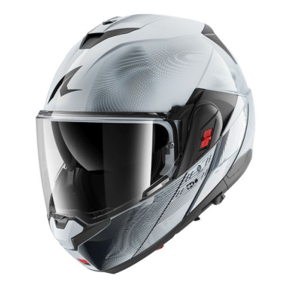 Κράνος μηχανής SHARK OXO SPEED-TECH GREY/WHITE Κράνος μηχανής SHARK OXO SPEED-TECH GREY/WHITE