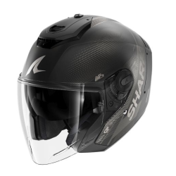 Κράνος μηχανής SHARK RS JET CARBON SPEED TECH MAT BLACK/GREY