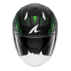 Κράνος μηχανής SHARK SKWAL i3 JET LIGHT-BLUR MAT BLACK/GREEN thumb